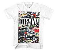 Nirvana 'Cassettes' (White) T-Shirt (x-large)