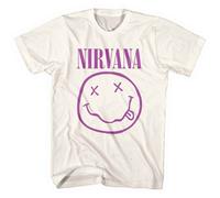 Purple Grunge Smile T Shirt Nirvana Multi L