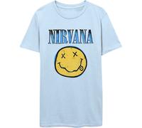 Nirvana - Xerox Happy Face Blue - T-Shirt X-Large
