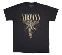 Nirvana in Utero Band Logo T Shirt XL Grey