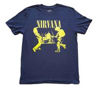 Nirvana - T-Shirt # L Unisex Blue # Stage