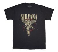 Nirvana in Utero Band Logo T Shirt M Grey