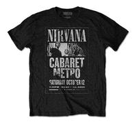 Nirvana - tshirt - Unisex - Short Sleeves - X-Large - B500z