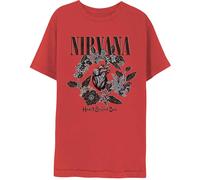 Nirvana T Shirt Heart Shaped Box Band Logo Official Unisex Red XL