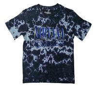 Nirvana Unisex T-Shirt: Nevermind Wavy Logo (Dip-Dye) (XX-Large)