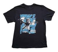 Nirvana T Shirt Nevermind Cracked Band Logo Official Mens Black XXL