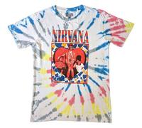 Nirvana - Heart Dye Wash - T-Shirt - white - XXL - Jersey XXL