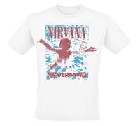 Nirvana Unisex Adult Nevermind Underwater T-Shirt / XXL White PH1993
