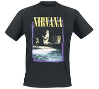 Nirvana Unisex Adult Stage Jump T-Shirt (L) (Black)