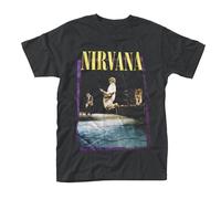 Nirvana Unisex Adult Stage Jump T-Shirt / XL Black PH1995