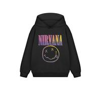 Nirvana Unisex Kids Black Sunset Hoodie - 7-8 Years