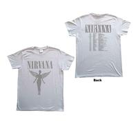 Nirvana Unisex T-Shirt In Utero Tour (Back Print) White (XL)