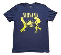 Nirvana - T-Shirt # L Unisex Blue # Stage