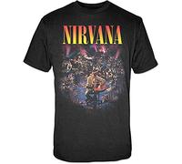 Nirvana Unplugged Photo Official Tee T-Shirt Mens Unisex (Large) Black