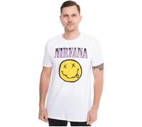 Nirvana - Xerox Happy Face White - T-Shirt - white - XXL - 100% Cotton XXL