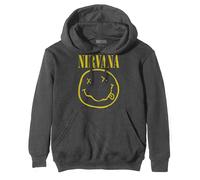 Nirvana Yellow Grunge Face Pullover Hoodie