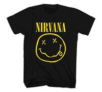 Nirvana Yellow Grunge Face T Shirt XL