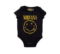 Nirvana - Yellow Happy Face Babygrow - Bodysuit - black - 18 Months - 100% Cotton 18 Months