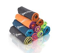 NirvanaShape Microfibre Towel | 14 Colours | 8 Sizes | Quick-Drying, Light, Absorbent | Travel Towel/Beach Towel | Ideal for Fitness, Outdoors, Beach, Camping, Yoga, Saunas