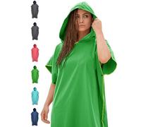 NirvanaShape Towel Poncho for Adults | Change Robe and Beach Towel in One | Quick-Drying Surf Poncho | Ideal on Surfing & Camping Trips + Sauna, Snorkelling & Beach