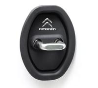 NISANNI 4 Pcs Car Door Lock Cover for Citroen C3 Cross Grand VTS C5 C1 C4 C6 C2, Car Latches Guard Covers Deadening Shock Protector Door Latch Buckle Car Accessories