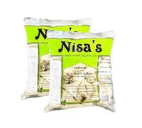 Nisa's 50 Vegetable Samosa Crispy Golden Fried Indian Snack Delicious Spicy Savoury Triangle Pastry Filled Authentic Indian Street Food Taste Ready to Heat and Serve 1785g Pack of 2