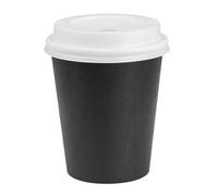 Nisbets Essentials Hot Cups and Lids Pack 8oz, Pack of 350