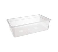 NISBETS Essentials Polypropylene 1/1 Gastronorm Container without Lid 150mm