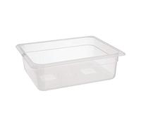 NISBETS Essentials Polypropylene 1/2 Gastronorm Container without Lid 100mm