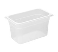 Nisbets Essentials Polypropylene 1/4 GN Gastronorm Container, 150mm 3.7Ltr