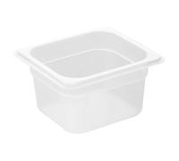 Nisbets Essentials Polypropylene 1/6 GN Container 100mm, 1.5Ltr
