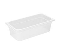 Nisbets Essentials Polypropylene Gastronorm Container, GN 1/3 100mm 3.6Ltr