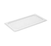 Nisbets Essentials Polypropylene Gastronorm Container Lid, 1/3 GN | Prevents contamination and reduces heat loss in busy kitchens; commercial suitability protects ingredients during storage.