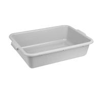 Nisbets Essentials Polypropylene Tote Box 18Ltr, Dishwasher Safe, Grey | Nests and stacks securely to minimize storage footprint in busy commercial kitchens, optimizing workspace.