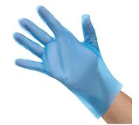 Nisbets Essentials Powder-Free TPE Gloves Blue L (Pack of 200)