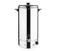 Nisbets Essentials Stainless Steel Manual Fill Water Boiler, 20Ltr | Portable manual fill catering design offers reliable hot water dispense, ideal for mobile events or staff rooms.