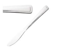 NISBETS Essentials Table Knife (12 Pack) - Stainless Steel, Dishwasher Safe, Dinnerware Knife Set FA564