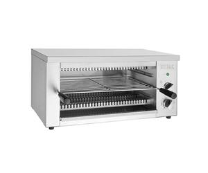 Nisbets Essentials Upright Display Cooler Black with Light Box - 354Ltr