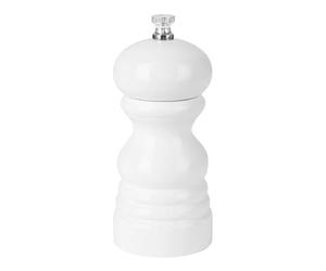 nisbets limited DN652 Pepper Grinder, Hevea, White