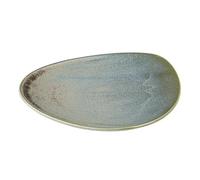 nisbets limited Olympia Ember Blue Triangle Plate - 250x207mm 10" (Box 6)