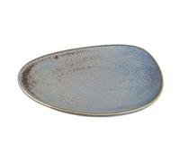 nisbets limited Olympia Ember Blue Triangle Plate - 308x255mm 12" (Box 4)