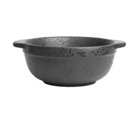 nisbets limited Olympia Fusion Eared Bowl - 640ml 183x150x64mm (Box 4), Black