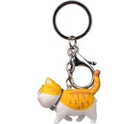NISCAYA Cartoon Cat Keychain Metal Animal Keyrings For Couple Handbags Charms Kids Birthday Party Gifts Car Charms for Women Girls