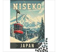 Niseko Japan jigsaw puzzles1000 pieces | meaningful gift for mum to enjoy a peaceful relaxing afternoon with a cup of tea and some quiet time50x75cm