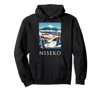Niseko Japan Ski Resort Mountain Winter Travel Design Pullover Hoodie