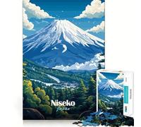 Niseko Mountain View 1000 Piece Jigsaw Puzzles for Teenagers Jigsaw Logic Ability Toy Soft Relax Accurate Cut Cherished Gift (38x26cm)