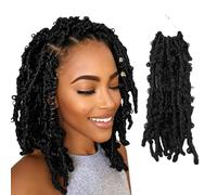 Niseyo Butterfly Locs Crochet Hair 12" 1 Pack Pre Twisted Crochet Braids (1#)
