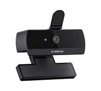 Nisheng Upgrade 4K Webcam for PC, PDAF Auto Focus, Dual AI Noise-Cancelling Mics, 1080P/60FPS, Mini Camera w/Privacy Cover, Plug & Play USB Webcam for Zoom/Teams/OBS/Xbox