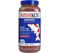 Nishikoi Growth Complete Food for Koi and Pond Fish - Medium Pellets - 1250g
