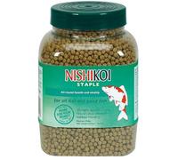 Nishikoi. Pond Staple Floating Fish Food Feed Koi Diet Health Growth Pellets (Staple Medium 650g Jar)